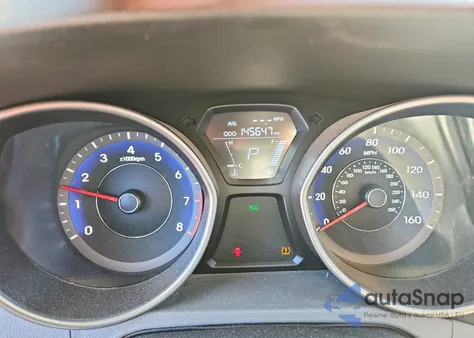 2012 Hyundai Elantra Gls z USA, uszkodzony, nr VIN 5NPDH4AE6CH091455